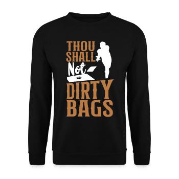 Cornhole Team Bean Bag Player - Unisex Pullover - Schwarz - Vorne - Alina (178cm) & Michal (187cm)