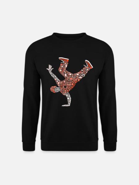 Breakdance, Breakdancer, Breakdancing, Hip Hop - Unisex Pullover - Schwarz