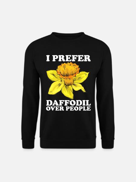 Daffodils Flower Daffodil Daffodils - Unisex Sweatshirt - black