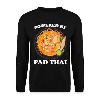 Pad Thai Thai Food Thai Cuisine Thailand - Unisex Sweatshirt - black - Front - Alina (178cm) & Michal (187cm)