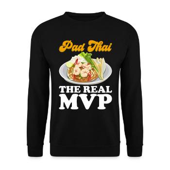 Pad Thai Thai Food Thai Cuisine Thailand - Unisex Sweatshirt - black - Front - Alina (178cm) & Michal (187cm)
