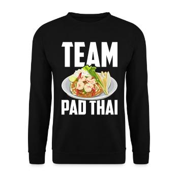 Pad Thai Thai Food Thai Cuisine Thailand - Unisex Sweatshirt - black - Front - Alina (178cm) & Michal (187cm)