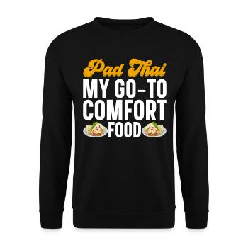 Pad Thai Thai Food Thai Cuisine Thailand - Unisex Sweatshirt - black - Front - Alina (178cm) & Michal (187cm)