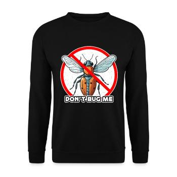 Pest Control Don't Bug Disinfector Insect Solution - Unisex Pullover - Schwarz - Vorne - Alina (178cm) & Michal (187cm)