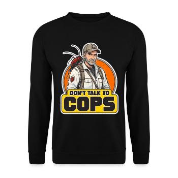 Pest Control Don't Talk To Cops Insect Solutions - Unisex Pullover - Schwarz - Vorne - Alina (178cm) & Michal (187cm)