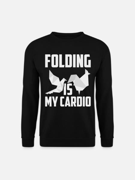Origami Master Paper Folding Paper Crane Japan - Unisex Sweatshirt - black