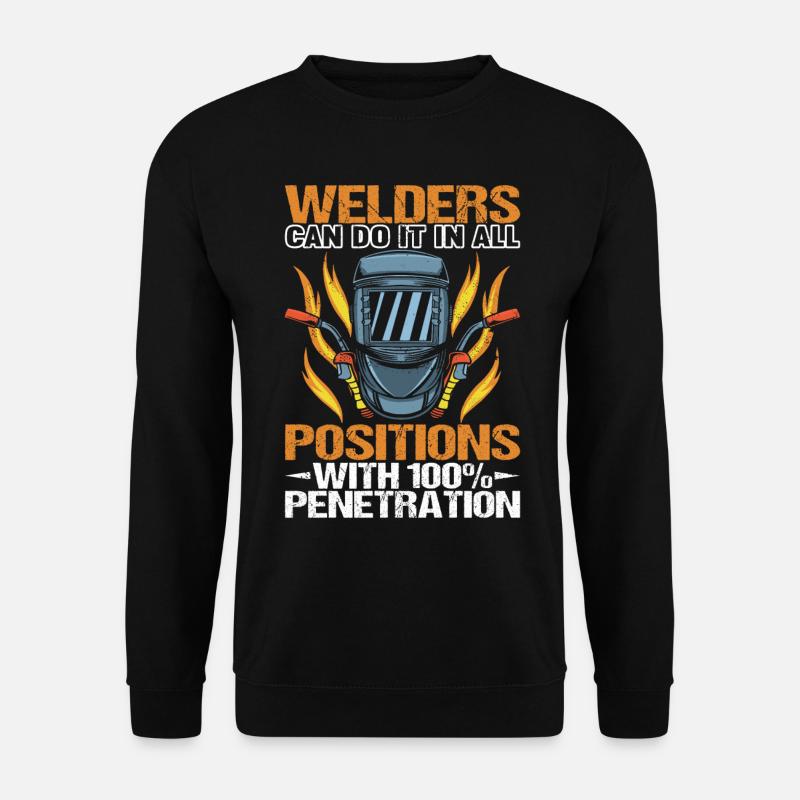 Soudeurs Soudeurs Mécaniciens de soudage - Sweat-shirt Unisexe - noir