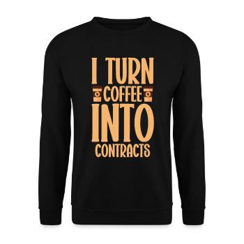 Real Estate Agent House Broker Real Estate Agent Real Estate - Unisex Sweatshirt - black - Front - Alina (178cm) & Michal (187cm)
