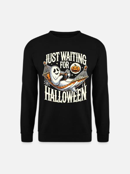 Reading mind in hammock - Unisex Sweatshirt - black