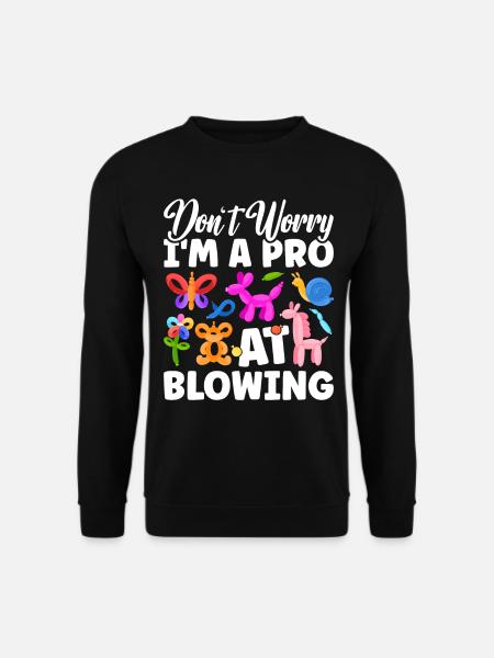 Balloon Twister Ballonkünstler Ballontiere - Unisex Pullover - Schwarz