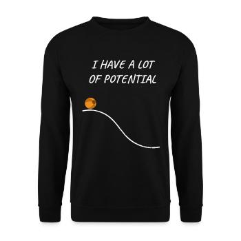 Physiker Physik Lustige Sprüche Nerd nerdy Geek - Unisex Pullover - Schwarz - Vorne - Alina (178cm) & Michal (187cm)