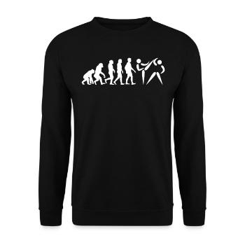 Figurine allumette Wing Chun Evolution Combattant de Wing Chun - Sweat-shirt Unisexe - noir - Devant - Alina (178cm) & Michal (187cm)