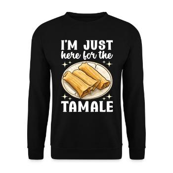 Tamale Cuisine mexicaine Tamale Lover - Sweat-shirt Unisexe - noir - Devant - Alina (178cm) & Michal (187cm)