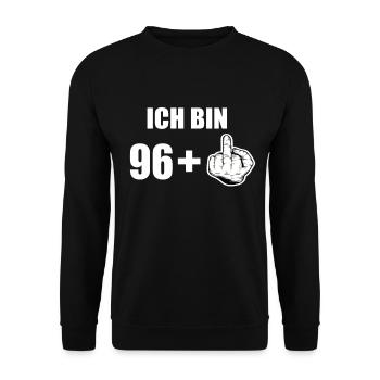 97 anniversaire - Sweat-shirt Unisexe - noir - Devant - Alina (178cm) & Michal (187cm)
