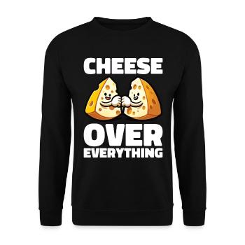 Käser Molkerei Käsemacher Milchtechnologe Käse - Unisex Pullover - Schwarz - Vorne - Alina (178cm) & Michal (187cm)