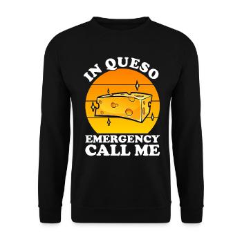 Käser Molkerei Käsemacher Milchtechnologe Käse - Unisex Pullover - Schwarz - Vorne - Alina (178cm) & Michal (187cm)