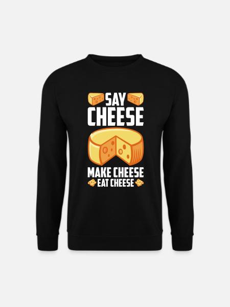 Käser Molkerei Käsemacher Milchtechnologe Käse - Unisex Pullover - Schwarz