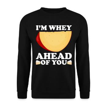 Käser Molkerei Käsemacher Milchtechnologe Käse - Unisex Pullover - Schwarz - Vorne - Alina (178cm) & Michal (187cm)