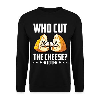 Käser Molkerei Käsemacher Milchtechnologe Käse - Unisex Pullover - Schwarz - Vorne - Alina (178cm) & Michal (187cm)
