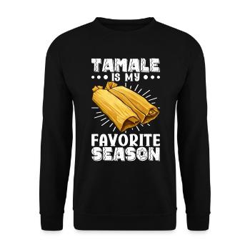 Tamale Cuisine mexicaine Tamale Lover - Sweat-shirt Unisexe - noir - Devant - Alina (178cm) & Michal (187cm)