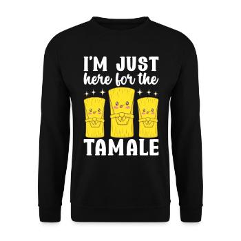 Tamale Cuisine mexicaine Tamale Lover - Sweat-shirt Unisexe - noir - Devant - Alina (178cm) & Michal (187cm)