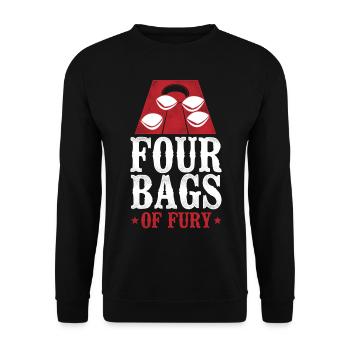 Cornhole Team Bean Bag Player - Unisex Pullover - Schwarz - Vorne - Alina (178cm) & Michal (187cm)