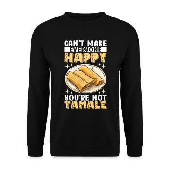 Tamale Cuisine mexicaine Tamale Lover - Sweat-shirt Unisexe - noir - Devant - Alina (178cm) & Michal (187cm)