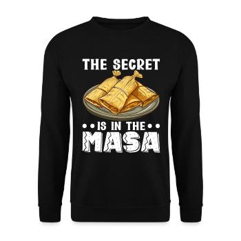 Tamale Cuisine mexicaine Tamale Lover - Sweat-shirt Unisexe - noir - Devant - Alina (178cm) & Michal (187cm)