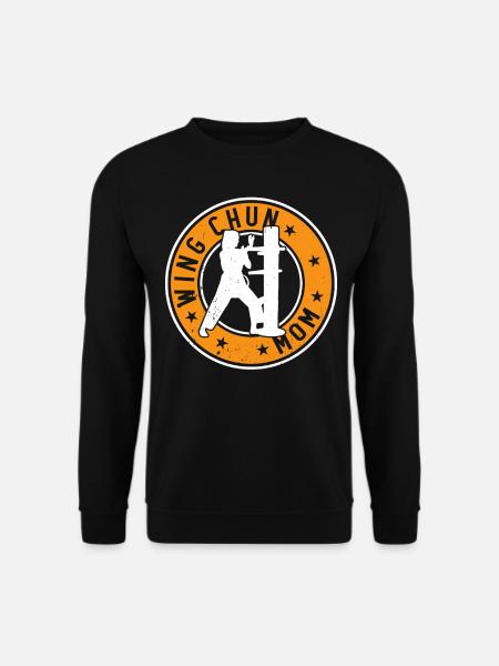 Wing Chun Mom Wing Chun Fighter - Unisex Pullover - Schwarz
