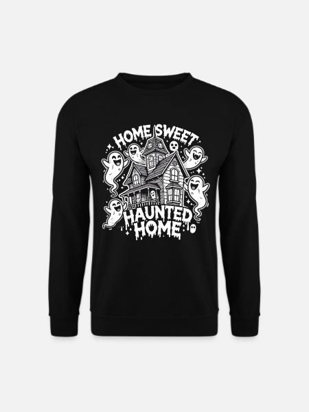 Spooky Halloween haunted house - Unisex Sweatshirt - black