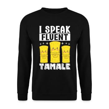 Tamale Mexikanisches Essen Tamale Liebhaber - Unisex Pullover - Schwarz - Vorne - Alina (178cm) & Michal (187cm)