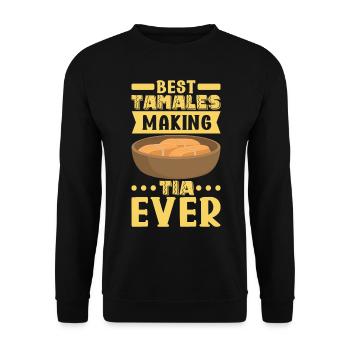 Tamale Cuisine mexicaine Tamale Lover - Sweat-shirt Unisexe - noir - Devant - Alina (178cm) & Michal (187cm)