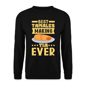 Tamale Cuisine mexicaine Tamale Lover - Sweat-shirt Unisexe - noir - Devant - Alina (178cm) & Michal (187cm)