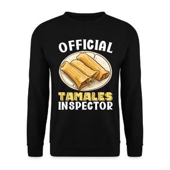 Tamale Mexikanisches Essen Tamale Liebhaber - Unisex Pullover - Schwarz - Vorne - Alina (178cm) & Michal (187cm)