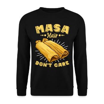 Tamale Cuisine mexicaine Tamale Lover - Sweat-shirt Unisexe - noir - Devant - Alina (178cm) & Michal (187cm)