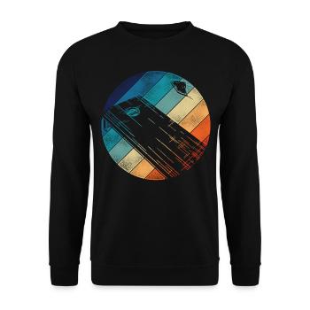 Cornhole Team Bean Bag Player - Unisex Pullover - Schwarz - Vorne - Alina (178cm) & Michal (187cm)