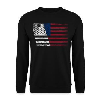 Joueur de sac de haricots de l’équipe Cornhole - Sweat-shirt Unisexe - noir - Devant - Alina (178cm) & Michal (187cm)