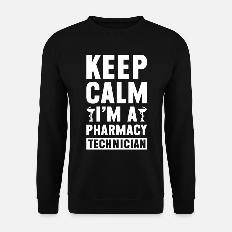 Pharmaceutical Assistant Pharmacy Technician - Unisex Sweatshirt - black