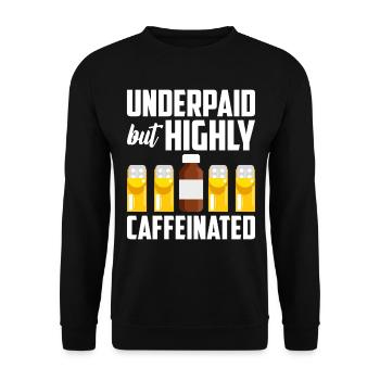 Assistant pharmaceutique Technicien en pharmacie - Sweat-shirt Unisexe - noir - Devant - Alina (178cm) & Michal (187cm)
