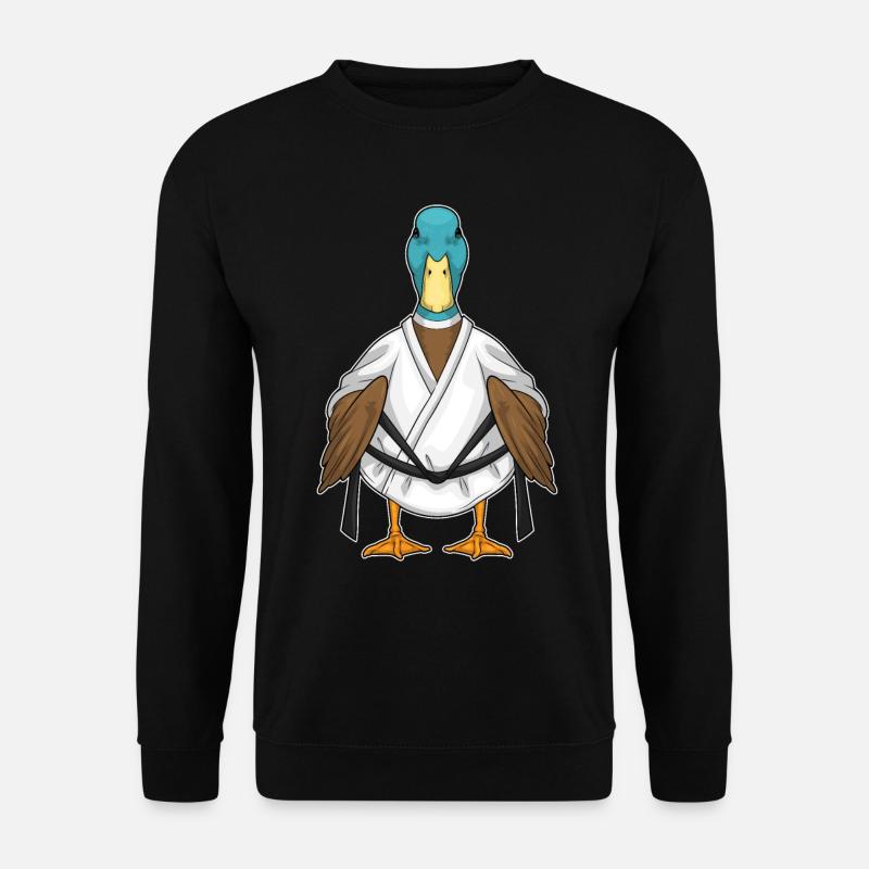 Duck Karate Martial Arts - Unisex Sweatshirt - black