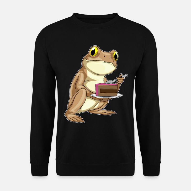 Frog Birthday Cake - Unisex Sweatshirt - black