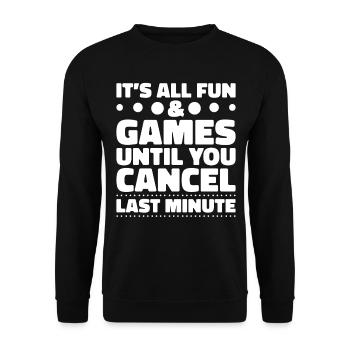 Tourism clerk Travel agency - Unisex Sweatshirt - black - Front - Alina (178cm) & Michal (187cm)