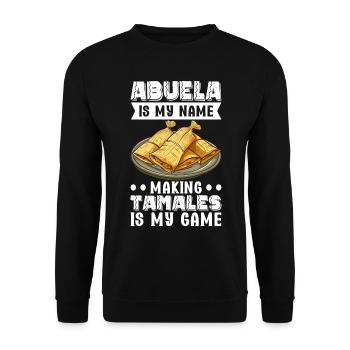 Tamale Cuisine mexicaine Tamale Lover - Sweat-shirt Unisexe - noir - Devant - Alina (178cm) & Michal (187cm)