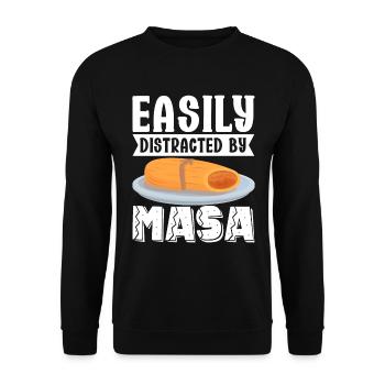 Tamale Cuisine mexicaine Tamale Lover - Sweat-shirt Unisexe - noir - Devant - Alina (178cm) & Michal (187cm)