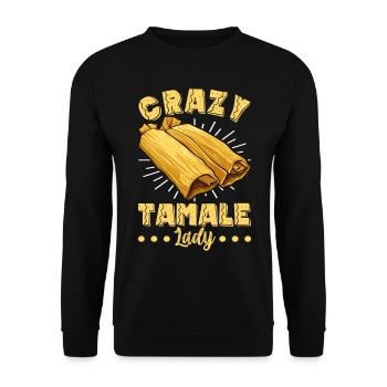 Tamale Mexikanisches Essen Tamale Liebhaber - Unisex Pullover - Schwarz - Vorne - Alina (178cm) & Michal (187cm)