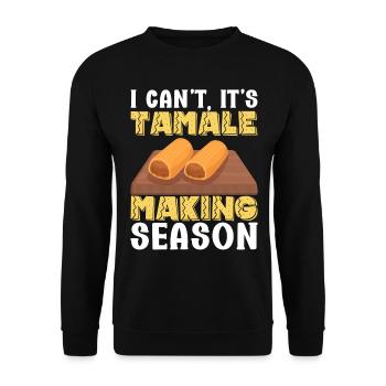 Tamale Cuisine mexicaine Tamale Lover - Sweat-shirt Unisexe - noir - Devant - Alina (178cm) & Michal (187cm)