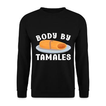Tamale Cuisine mexicaine Tamale Lover - Sweat-shirt Unisexe - noir - Devant - Alina (178cm) & Michal (187cm)