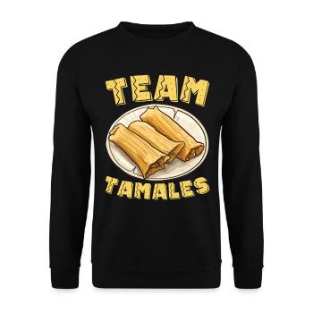 Tamale Cuisine mexicaine Tamale Lover - Sweat-shirt Unisexe - noir - Devant - Alina (178cm) & Michal (187cm)