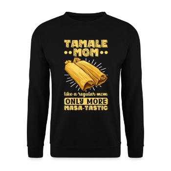 Tamale Cuisine mexicaine Tamale Lover - Sweat-shirt Unisexe - noir - Devant - Alina (178cm) & Michal (187cm)