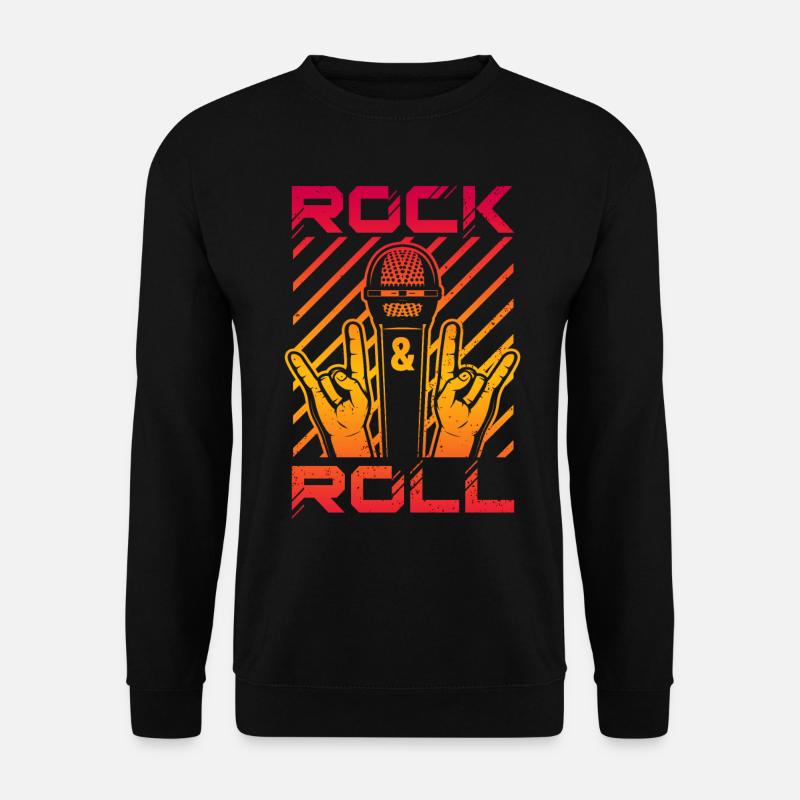 Rock & Roll - Sweat-shirt Unisexe - noir